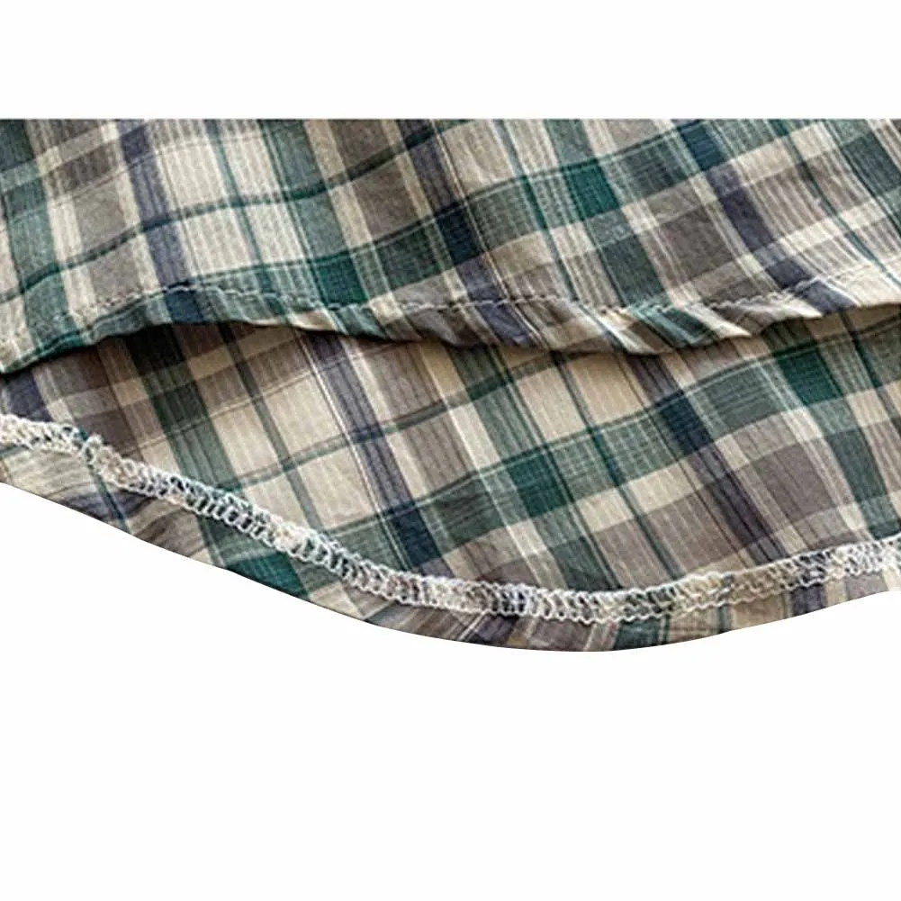 

Oversize Women Blouses Turn-down Collar Autumn Shirts Plaid All-match BF Loose Outwear Harajuku Female 2020 Chic New