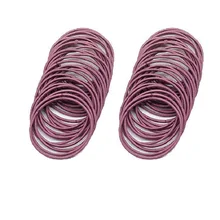 50 unidades/pacote faixa de borracha elástica alta faixas de cabelo básico scrunchies laços de cabelo feminino meninas do bebê titular rabo de cavalo acessórios (2)