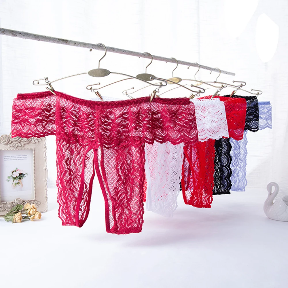 Женские сексуальные трусики с открытой промежностью эротическое нижнее белье