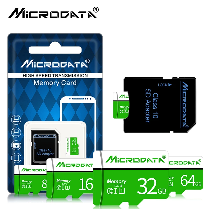 Новое поступление 8,16, 32,64 Гб карта памяти 32 Гб класс 10 Micro SD/TF флэш-карта для мобильных серий SDHC/SDXC micro SD