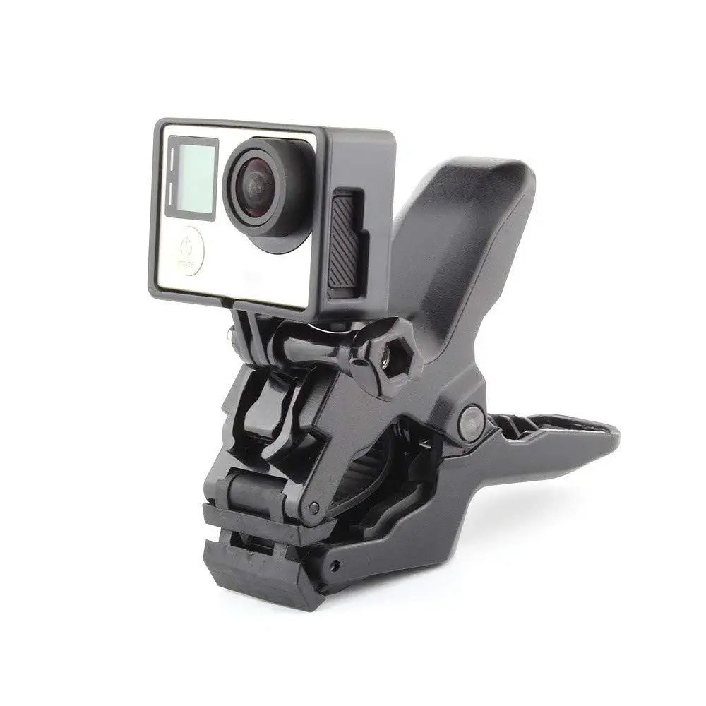 

Jaws Flex Clamp Mount with Bucket and Screw Accessories for GoPro Hero 7/6/5/4/5/3/2/1 Xiaomi Yi 4k SJCAM SJ4000 M10 C30 H9 H9r