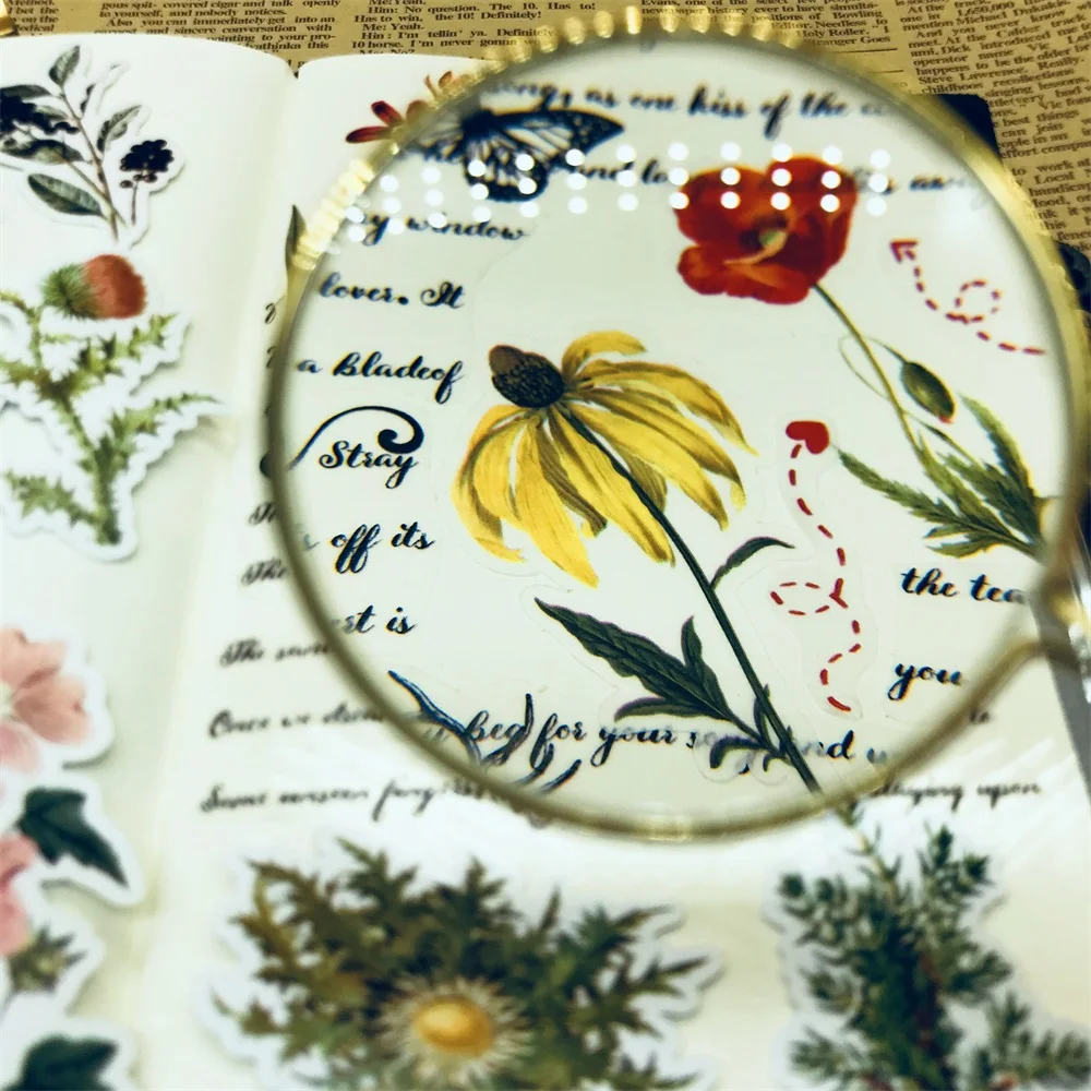 

31Pcs/Pack Vintage Small Flower Leaves Sticker DIY Craft Scrapbooking Album Junk Journal Happy Planner Decorative Stickers