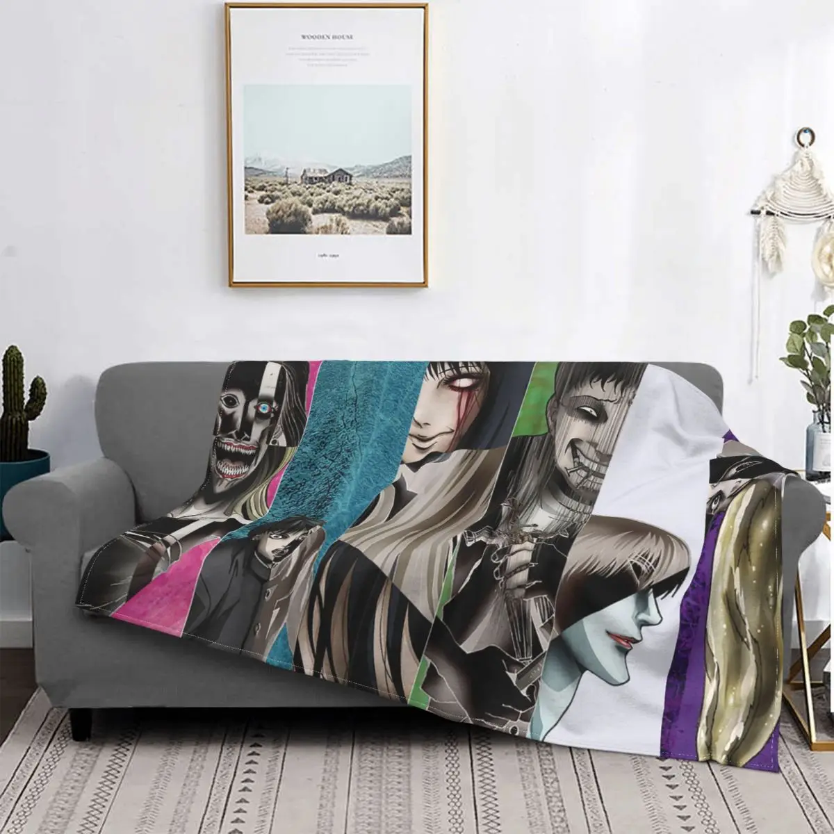 

Junji Ito манга-японские манги для Ланы для всех звезд, манты и порты для камеры, эдредон до колена