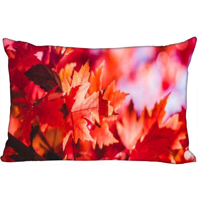 

Rectangle Pillow Cases Hot Sale Best Nice High Quality Leaf Pillow Cover Home Textiles Decorative Pillowcase Custom