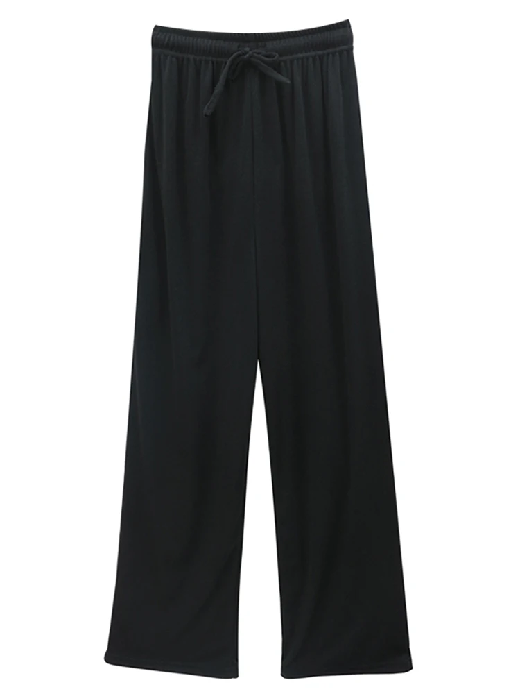 

ZCSMLL 2021 Spring New Elasticated Loose Wide Leg Suit High Waist Drape Straight Mop Pants Female Korea Fashion Tide