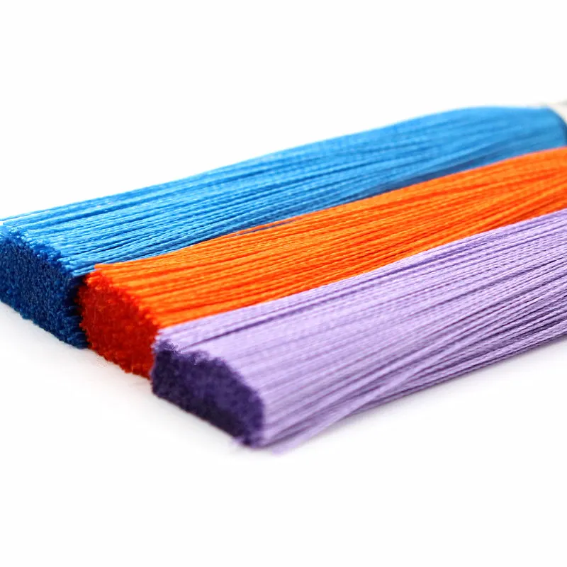 2 шт. 87 мм Высококачественный ледяной шелк Вертикальная маленькая кисточка