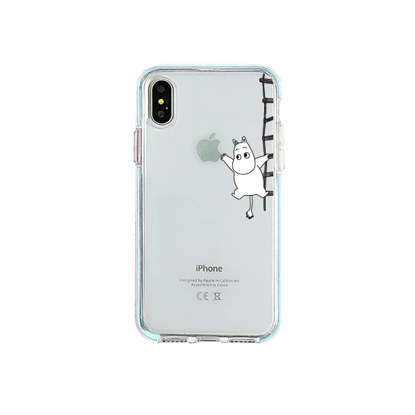 2 Японский милый Аниме Doraemon Moomin Красочные края чехол для телефона для iphone 11 pro X XS Max Xr 7 8 6 6s plus прозрачный мягкий силиконовый чехол - Цвет: 2