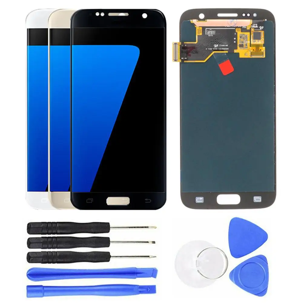 Настройка яркости ЖК дисплей для Samsung Galaxy S7 G930 G930F сенсорный экран дигитайзер