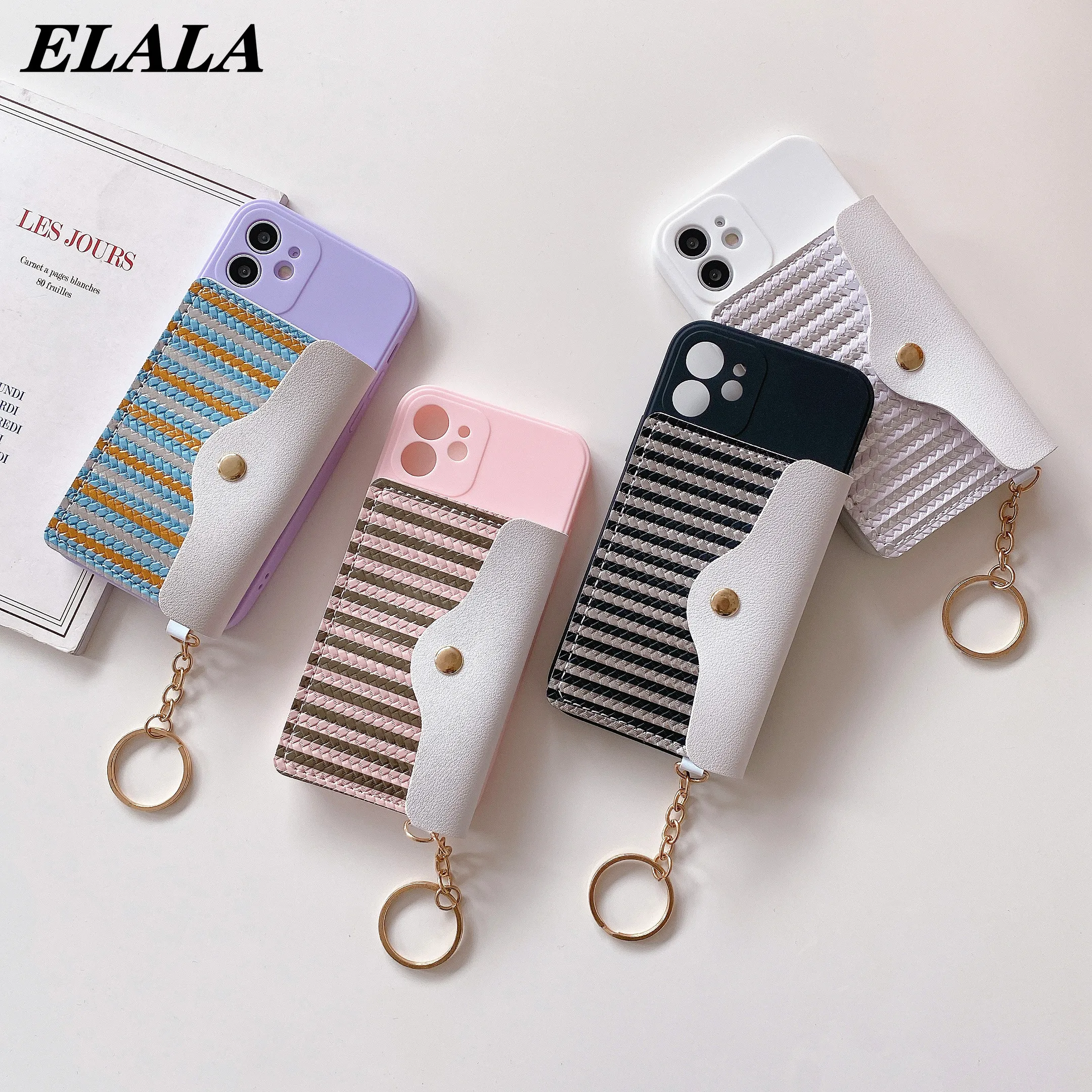 

Silicone Phone Cases for iPhone 13 12 Mini 11 Pro Max SE 2020 XS XR 6 7 8 Plus with Leather Card Holder Wallet Soft Back Cover