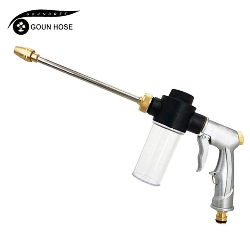 

New High-Pressure Metal Water Spray Gun Car Washer Cleaner Garden Hose Water Gun Sprinkler Foam Water Gun For The Garden