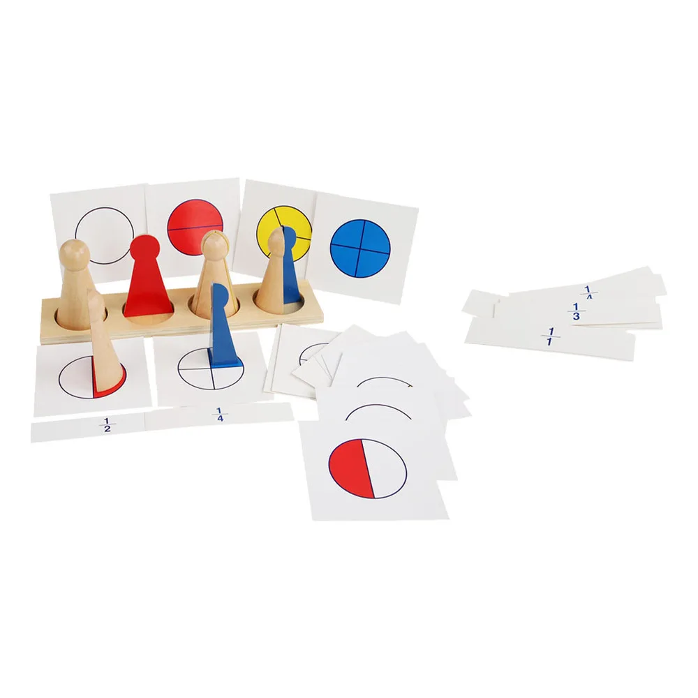 

1 Set of Wooden Building Blocks Playthings Math Learning Educational