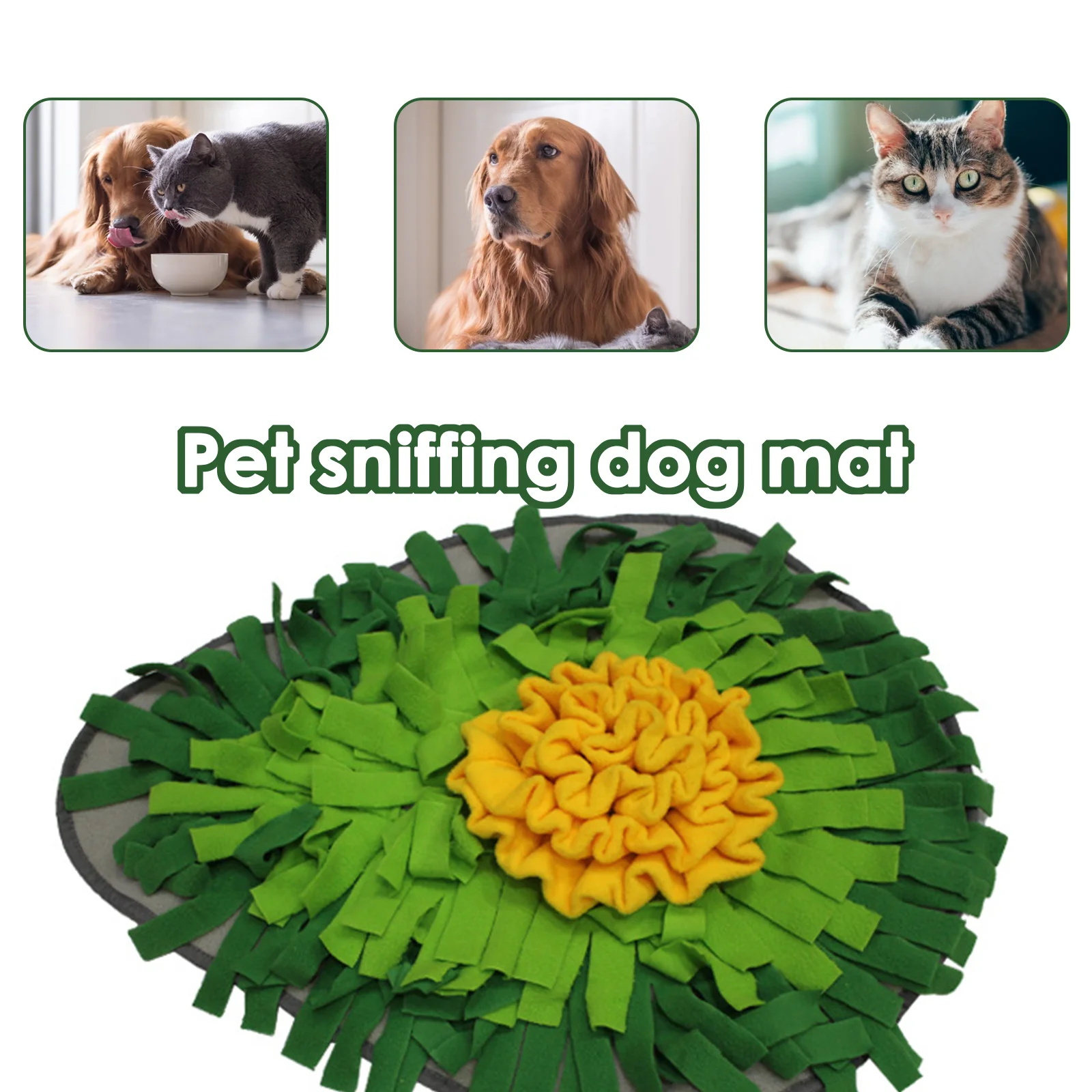 

Коврик-пазл для собак, игрушки для домашних животных, игрушки для стимуляции табака, коврик для лечения, медленная кормушка, коврик для ночн...