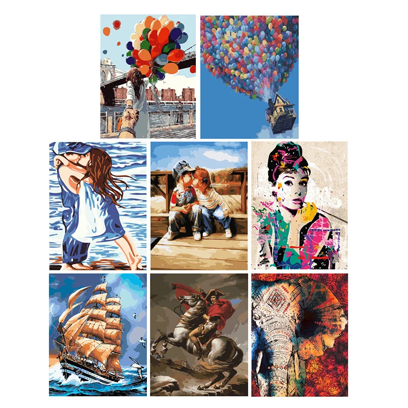 

5D Diamond Painting Full Round Diamond Embroidery Hazy Oil Painting Mosaic Cross Stitch Home Decoration DIY Handmade
