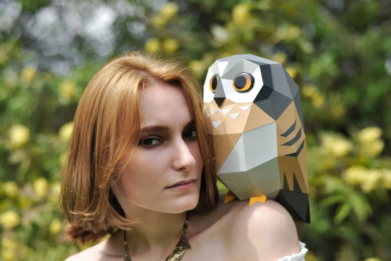 Подарочный набор 3d конструктор оригами &quotСова&quot | Игрушки и хобби