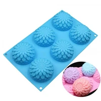 flower silicone molds wedding cupcake topper fondant cake decorating tools sugarcraft candy clay chocolate gumpaste moulds