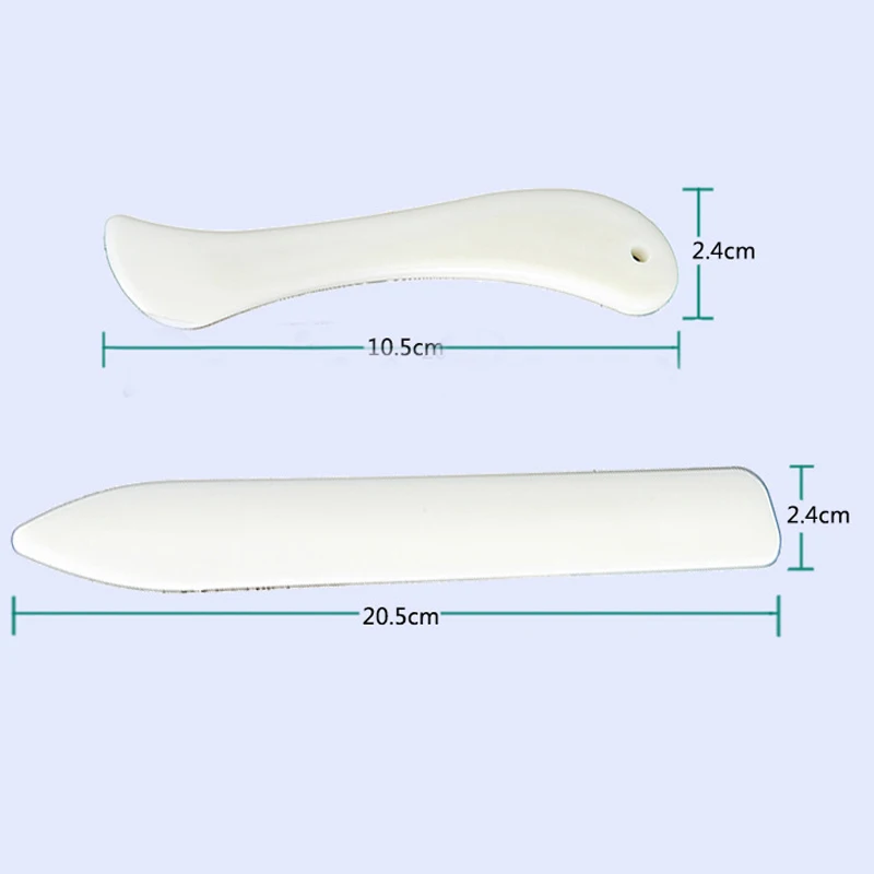 

Imitation Cattle Bone Letter Opener DIY Scrapbooking Supplies Plastic Scraper Card Making Bone Origami Knife Paper Creaser Sets