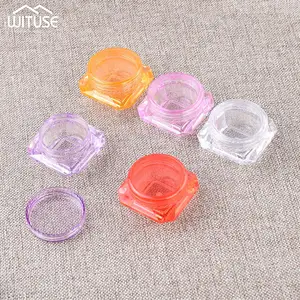 35 грамм Косметическая прозрачная мини многоразовый контейнер для образцов с бриллиантами небольшей бутылки баночка для крема бальзам для губ порошок тонера кепки