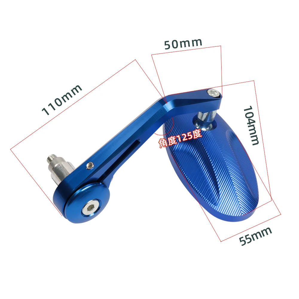 

Motorcycle Bar End Rearview Mirrors Side Rear View Mirror For Honda Suzuki Yamaha MT 07 MT07 MT 09 XMAX Kawasaki Z1000 ER6N