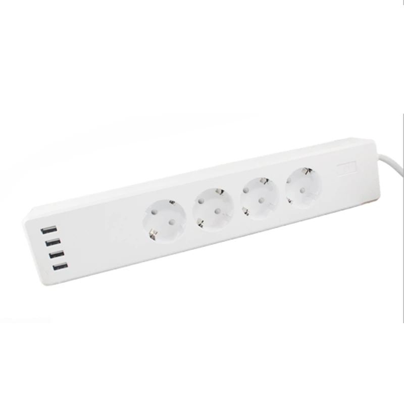 WiFi Smart Power Strip Socket Voice Control Switch Outlet with 4 AC Outlets USB Port Alexa Google Surge Protector | Обустройство дома