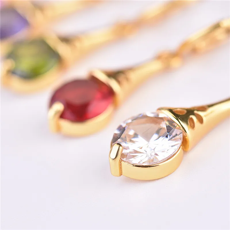 Женские Винтажные висячие серьги с золотым наполнителем модные элегантные