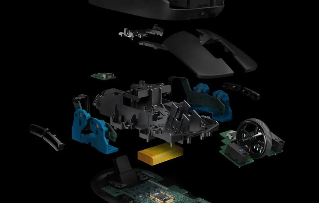 Беспроводная игровая мышь logitech G PRO, RGB, двойной режим с датчиком HERO 16K dpi, лазерная геймерская мышь LIGHTSPEED, Совместимость с POWERPLAY