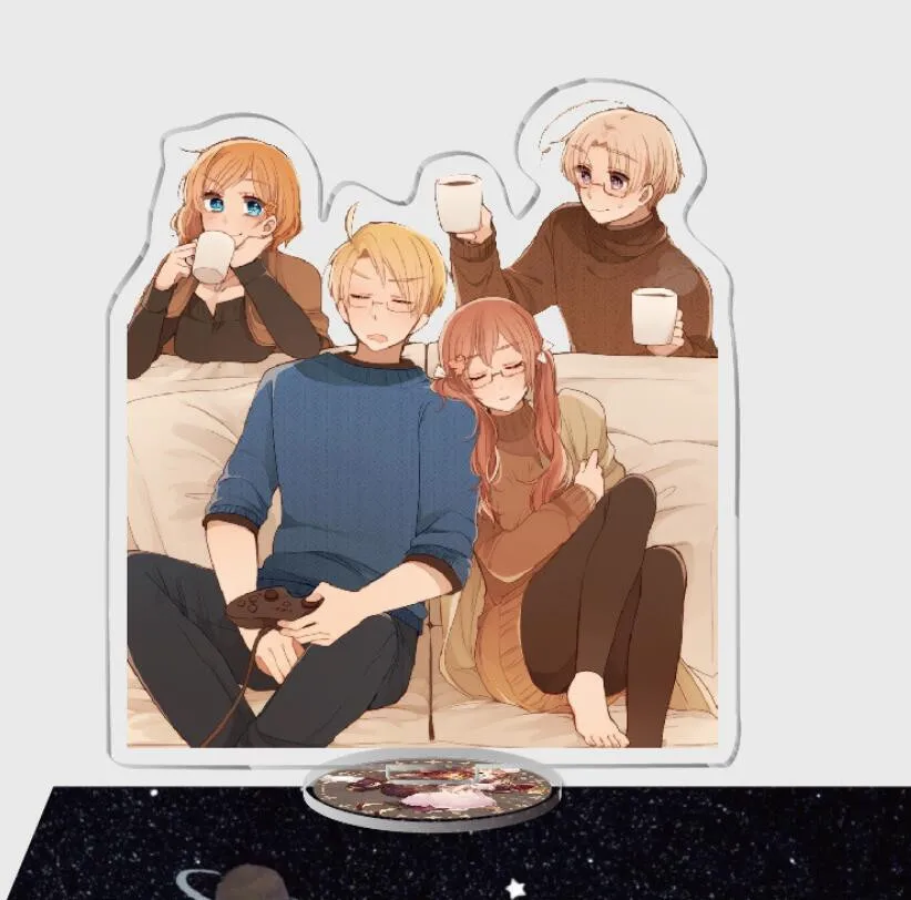 APH Axis Power Hetalia Артур Киркланд аниме фигурка на акриловой подставке настольное