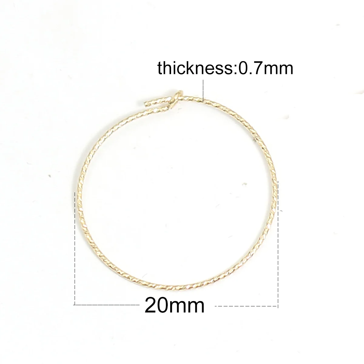 Beadsnice ID39814smt4 1 пара/лот позолоченные круглые серьги кольца ювелирные изделия для