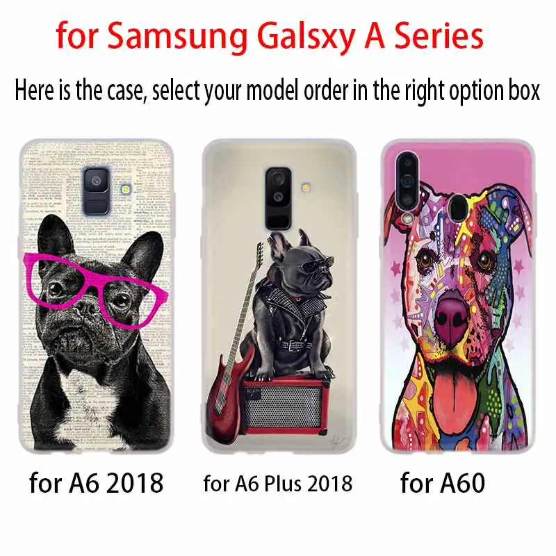 dog american bulldog Phone Case For Samsung Galaxy A52 A32 A42 A12 A72 5G A50 A51 A21S A3 A5 A6 A7 A8 Plus 2018 2017 Cover Coque | Мобильные