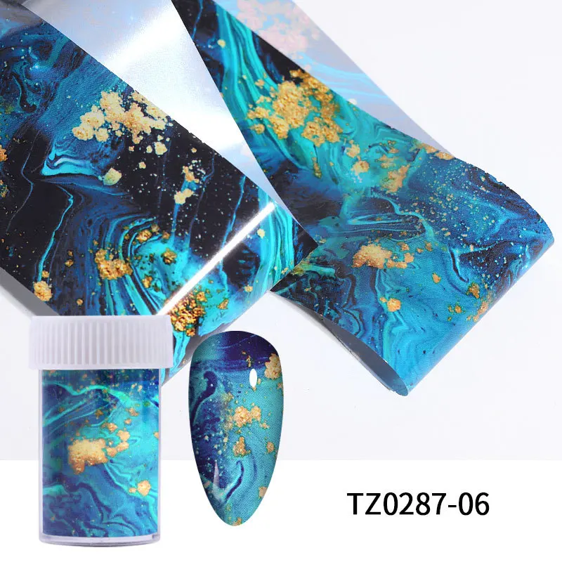 

3D Nail Sticker Nail Decals Nail Art Decorations Ink smudge Nails Accessories Cloud starry sky Nail Stickers nails accesorios
