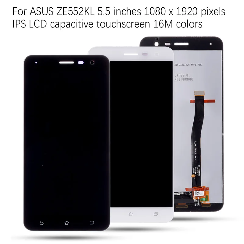ЖК дисплей для Asus ZenFone 3 ZE552KL сенсорный экран Digitzer сборка Z012D Запасные части| |