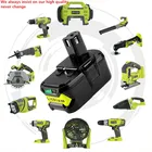 Аккумулятор Ryobi P108 RB18L40 литий-ионный, 18 в, 6000 мА  ч