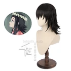 Демон убийца: Kimetsu no Yaiba Косплей парики Makomo ролевые игры Nezuko Tanjirou Agatsuma Zenitsu Хэллоуин 1:1 парики Черный