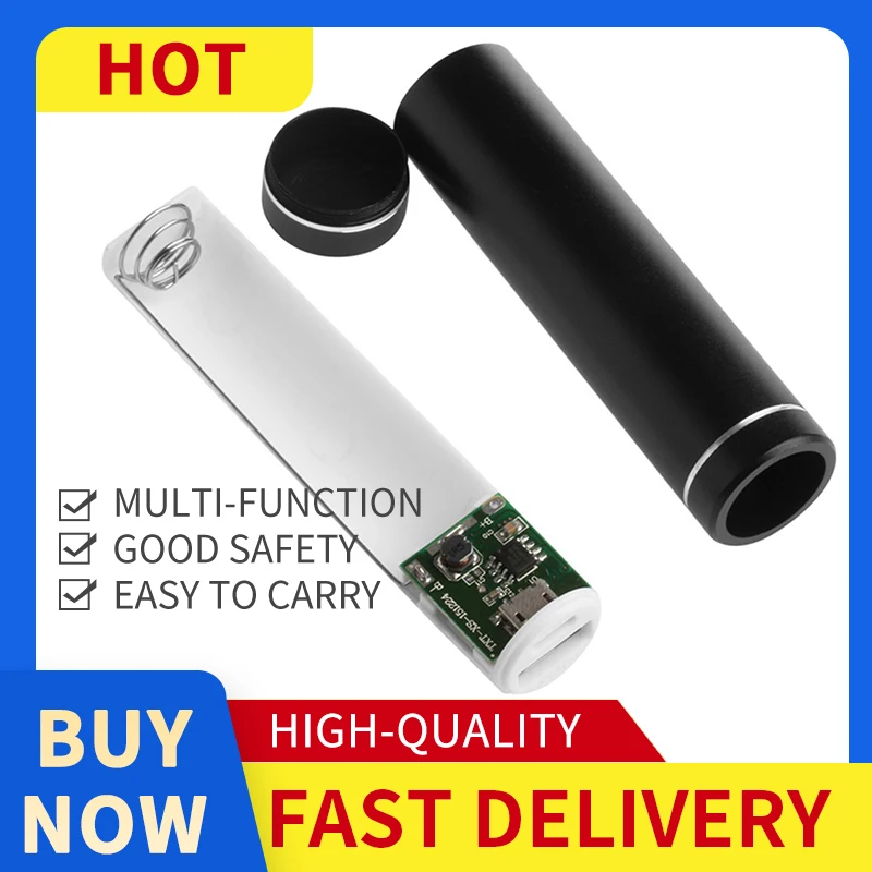 

Multicolor Portable Power Bank Case DIY 1x18650 Powerbank Box Shell Battery Holder With USB Charging Port;
