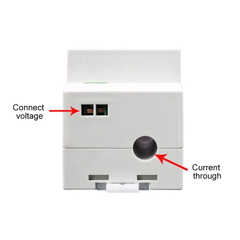 Цифровой измеритель энергии на Din рейке с фактором активной мощности амперметр