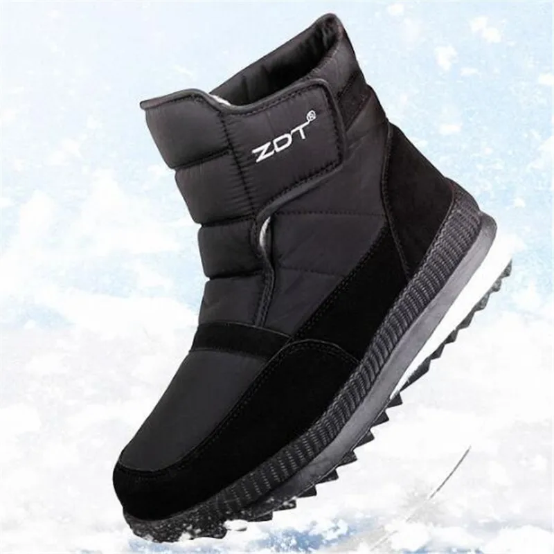 Мужские зимние ботинки на толстой шерстяной подошве размеры 36-47 | Обувь