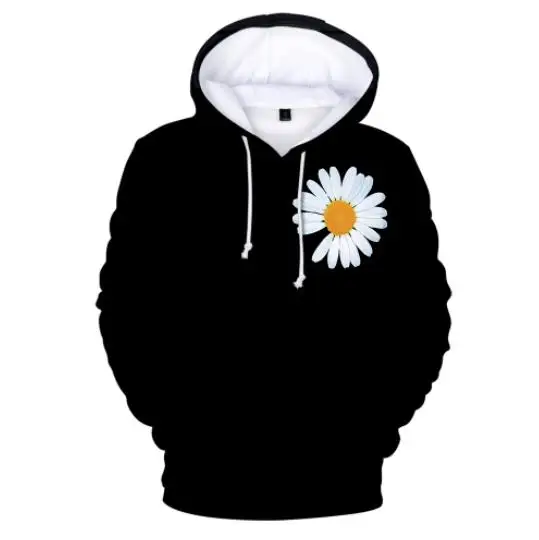 Худи Gdragon Daisy 3D G Dragon горячая Распродажа Harajuku женские худи граффити дизайн GD для