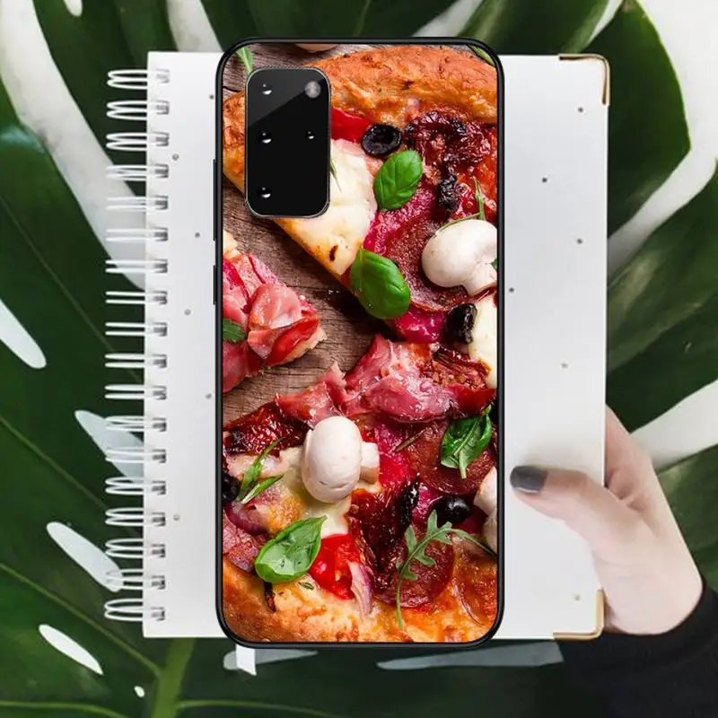 

Delicious pizza Phone Cases For Samsung galaxy S 7 8 9 10 20 edge A 6 10 20 30 50 51 70 note 10 plus