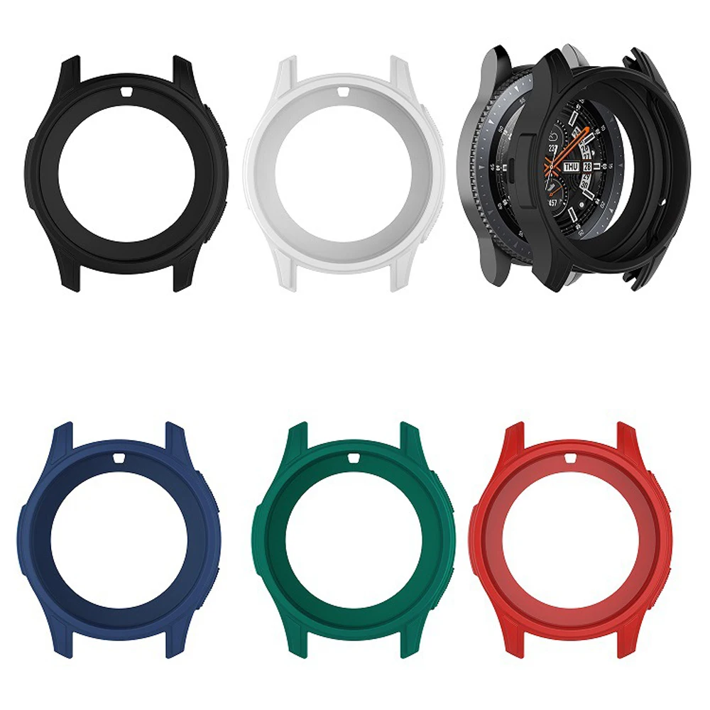 Чехол для Samsung Galaxy Watch 46 мм 42 gear S3 frontier силиконовый защитный чехол аксессуары