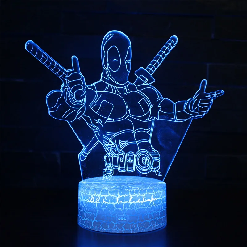 Ночники светодиодные в виде абстрактного рисунка 7 цветов | Лампы и освещение