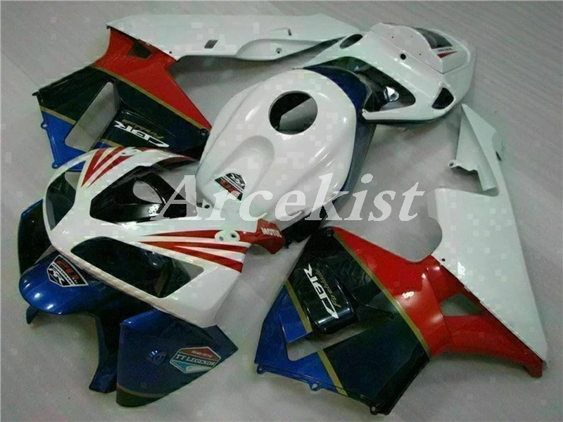 

Injection Mold New ABS Motorcycle whole Fairings Kit Fit for CBR600RR F5 2005 2006 05 06 Bodywork set Cool Red blue