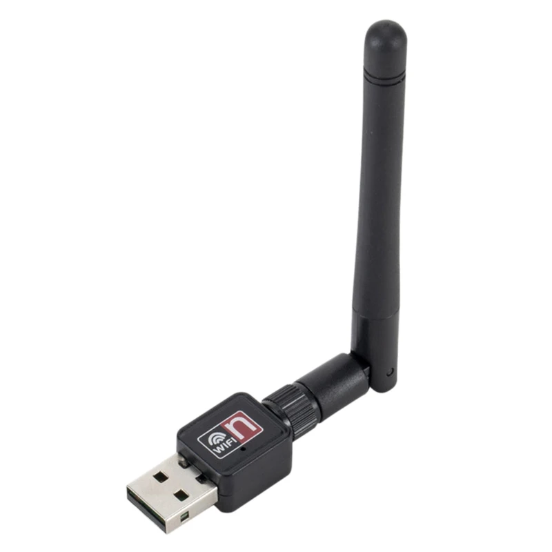 

USB Wifi Adapter Mini Wireless Network Card Dongle with Additional Antenna for Desktop Laptop