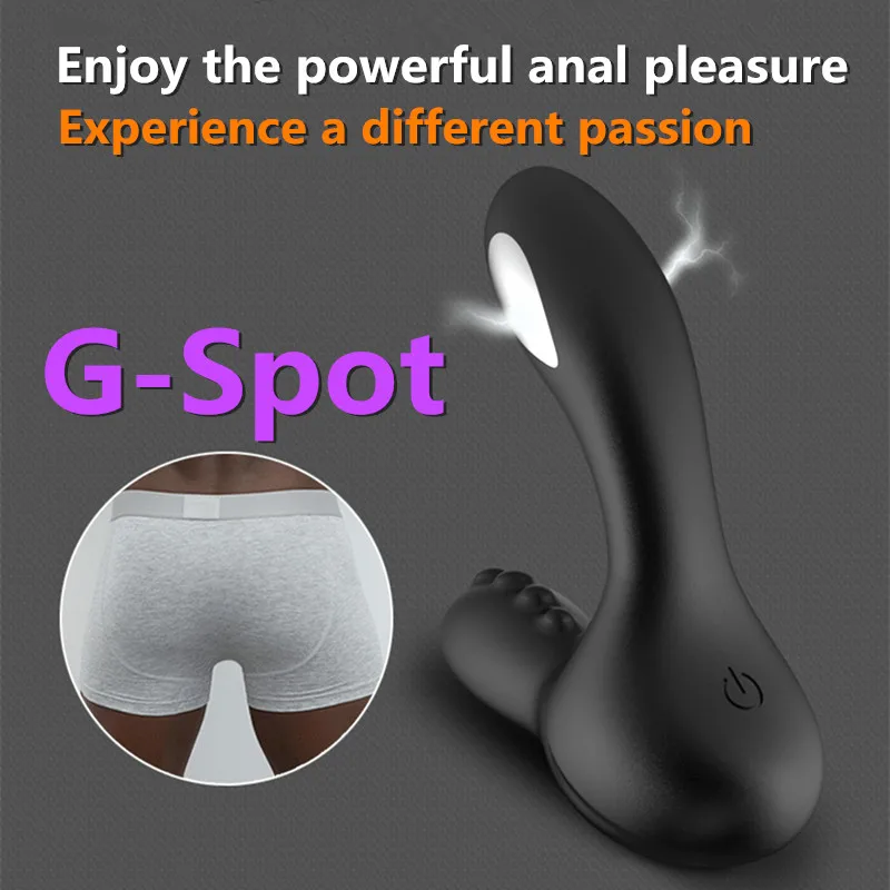 Массажер простаты с дистанционным управлением G-Spot Мужской мастурбатор Анальный