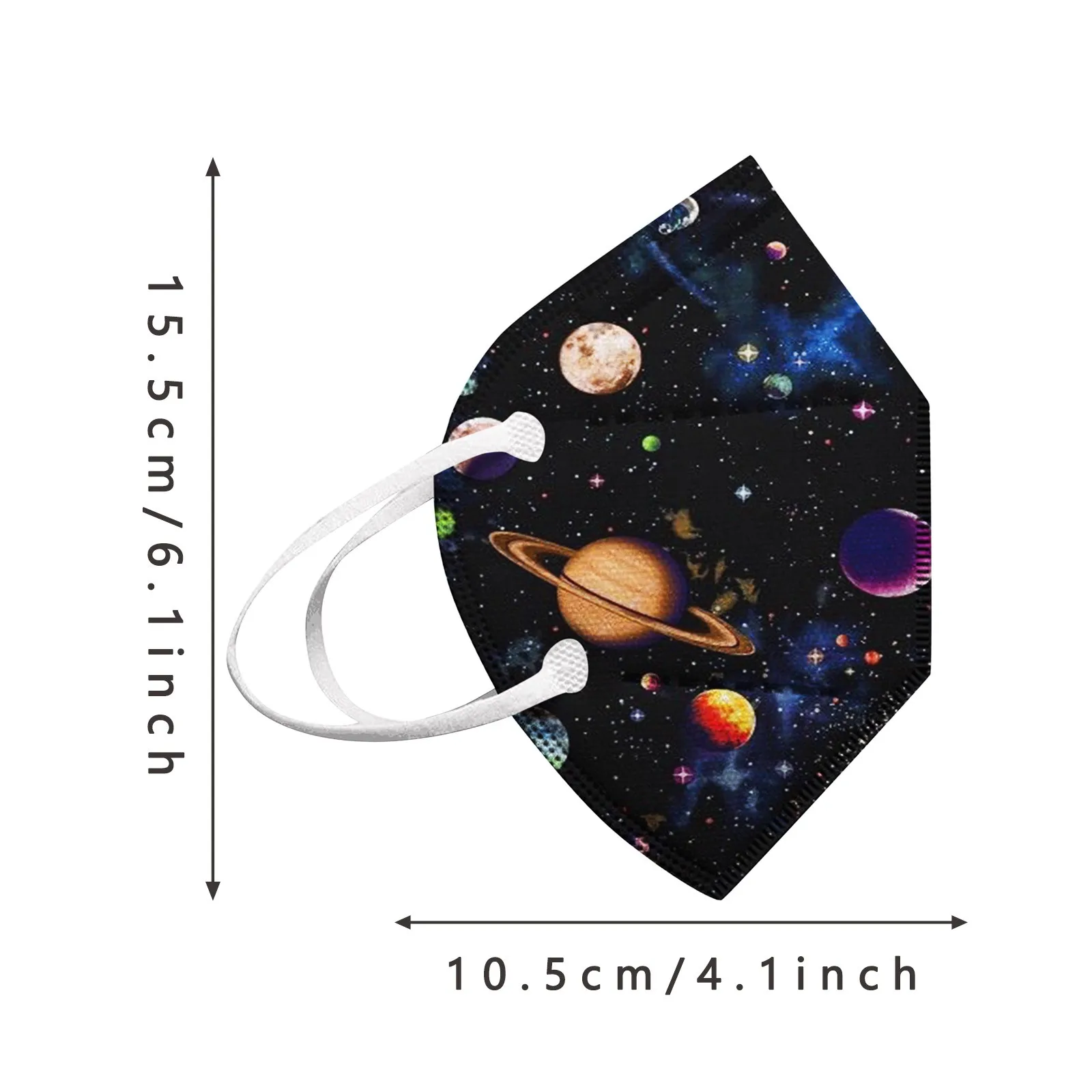 

3d Starry Sky Disposable Black Masks Face Mask Filter 5-layer Facial Mouth Mask Adult Mascarillas Mascara Mouth Cap 20-100pc