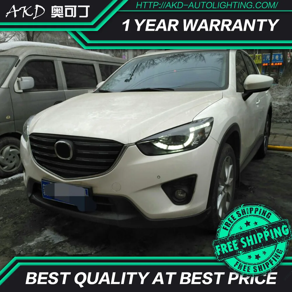 АКД автомобильного тюнинга фар для Mazda CX-5 2013-2016 светодиодные фары DRL