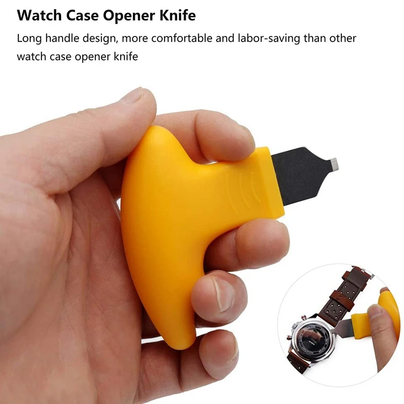 

Watch Case Opener Tool Kit, Case Opener Pry Type Tools and Watch Holder Tool, Adjustable Back Cover Remover Tool