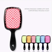 women scalp massage brush hollow grid comb wet and dry brush airbag curly hair brush