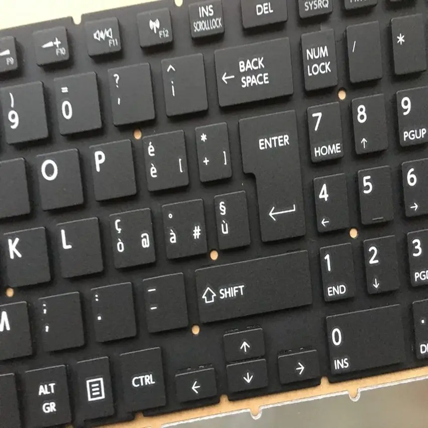 Это Итальянский клавиатура для ноутбука Toshiba Satellite L50-B L50D-B L50T-B L55-B L55D-B L55T-B черный ноутбук