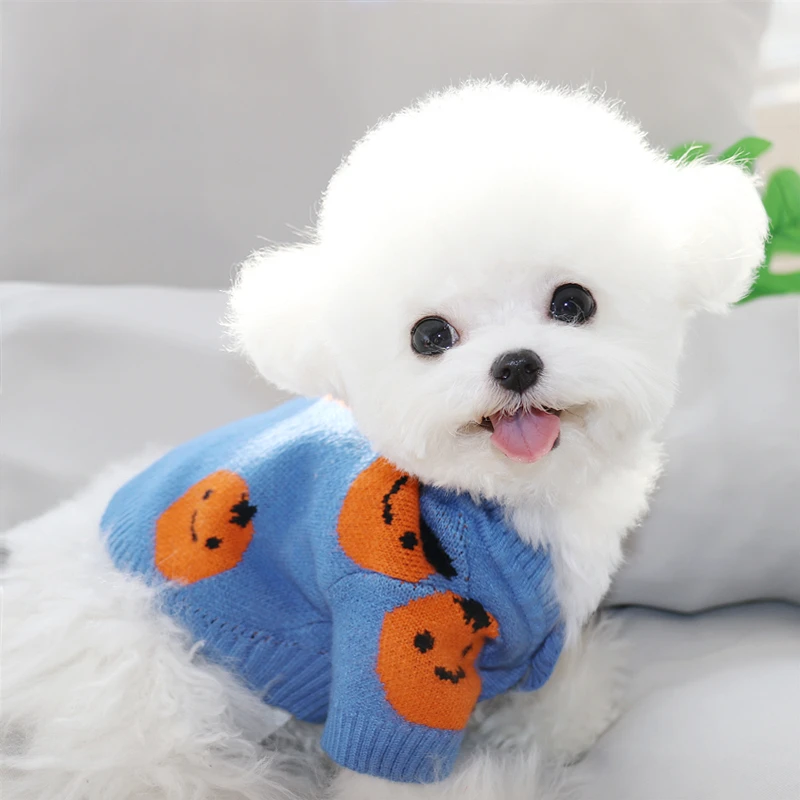 

DUOMASUMI Puppy clothes Dog sweaters autumn winter Outfits for Chihuahua poodle schnauzer corgi Teddy Kitty small dog clothes