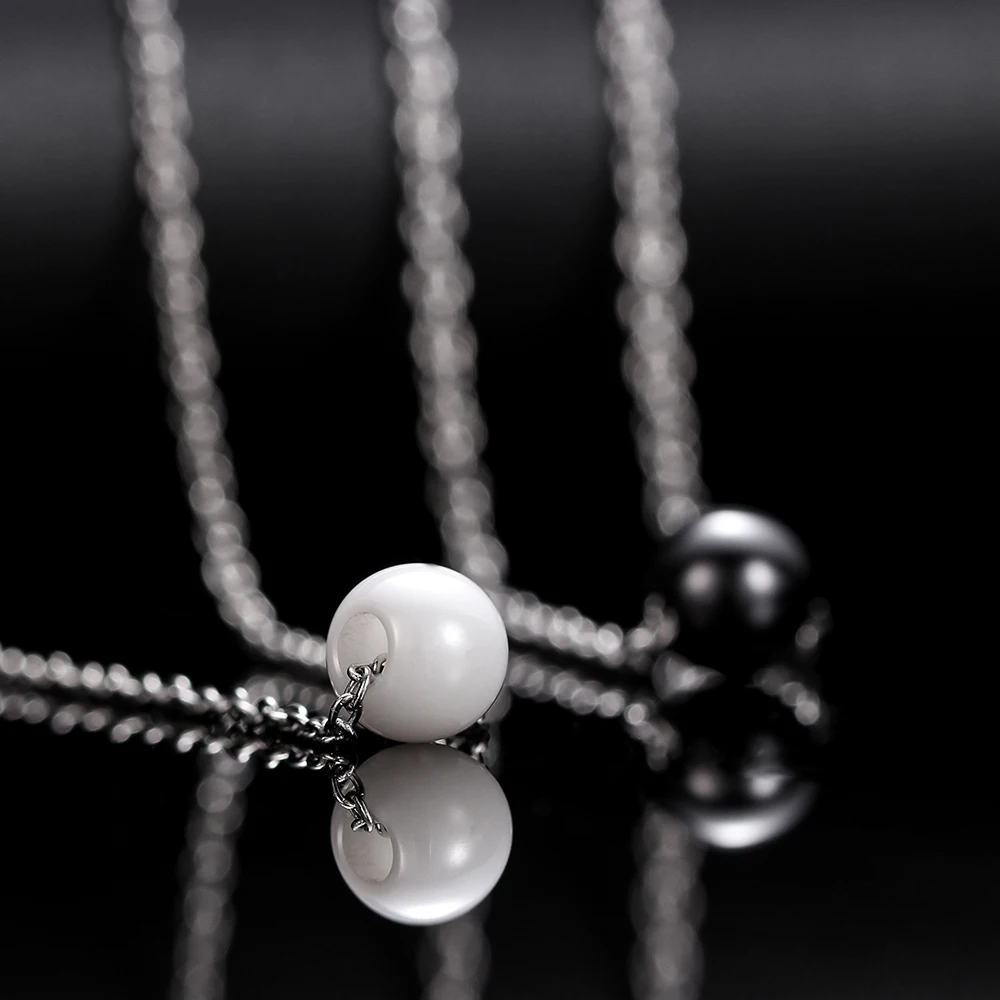 Ожерелье женское керамическое с подвеской бусиной|Ожерелья подвеской| |