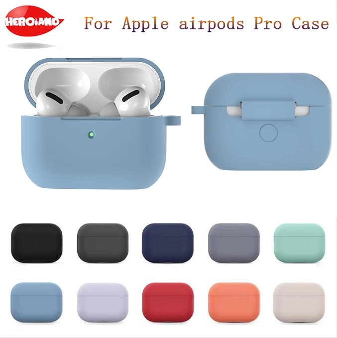 Силиконовый чехол для Airpods Pro Чехол беспроводной Bluetooth apple airpods pro наушников Air Pods